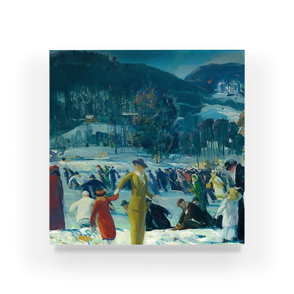 Art Institute ChicagoのLove of Winter, 1914 | George Wesley Bellows アクリルブロック