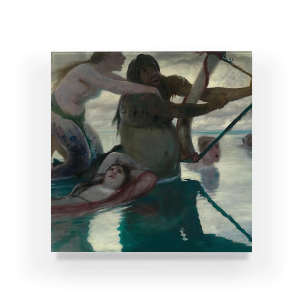 Art Institute ChicagoのIn the Sea, 1883 | Arnold Böcklin アクリルブロック