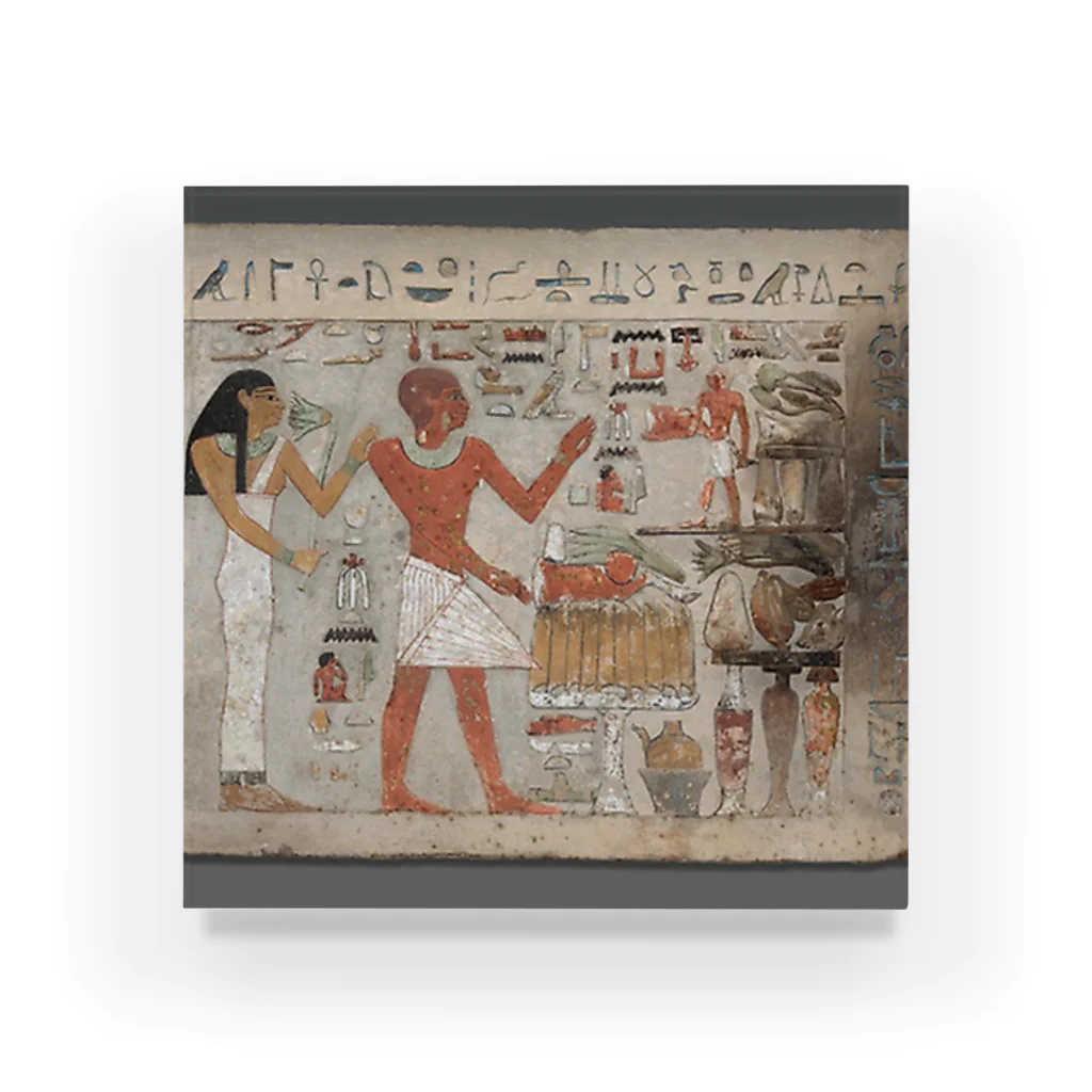 Art Institute ChicagoのStela (Commemorative Stone) of Amenemhat and Hemet, Middle Kingdom, early Dynasty 12 (about 1956–1877 BC) | Ancient Egyptian アクリルブロック