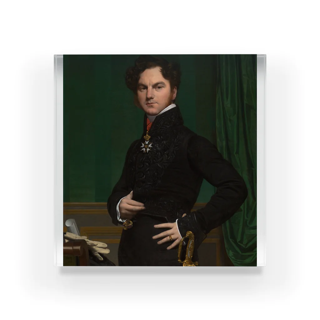 Art Institute ChicagoのAmédée-David, the Comte de Pastoret, 1823–26 | Jean Auguste Dominique Ingres アクリルブロック