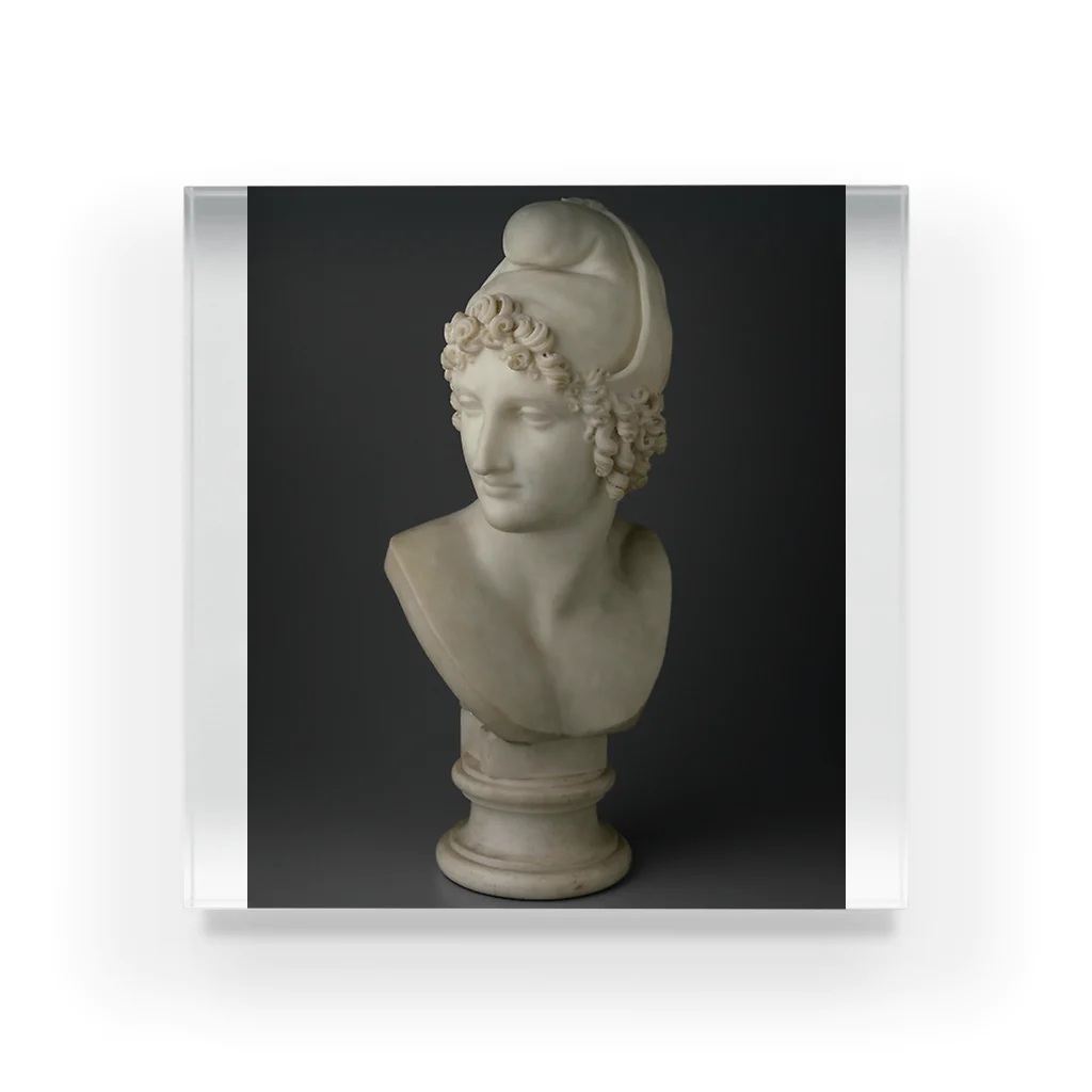 Art Institute ChicagoのBust of Paris, 1809 | Antonio Canova Acrylic Block