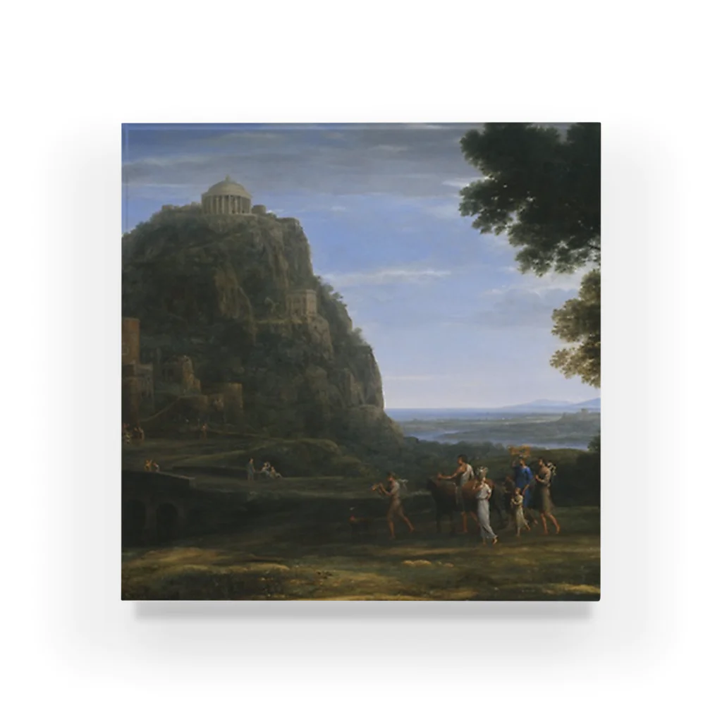 Art Institute ChicagoのView of Delphi with a Procession, 1673 | Claude Lorrain アクリルブロック