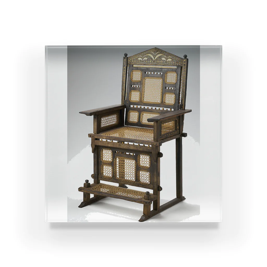 Art Institute ChicagoのChair (Kiti Cha Enzi), 19th century | Swahili アクリルブロック