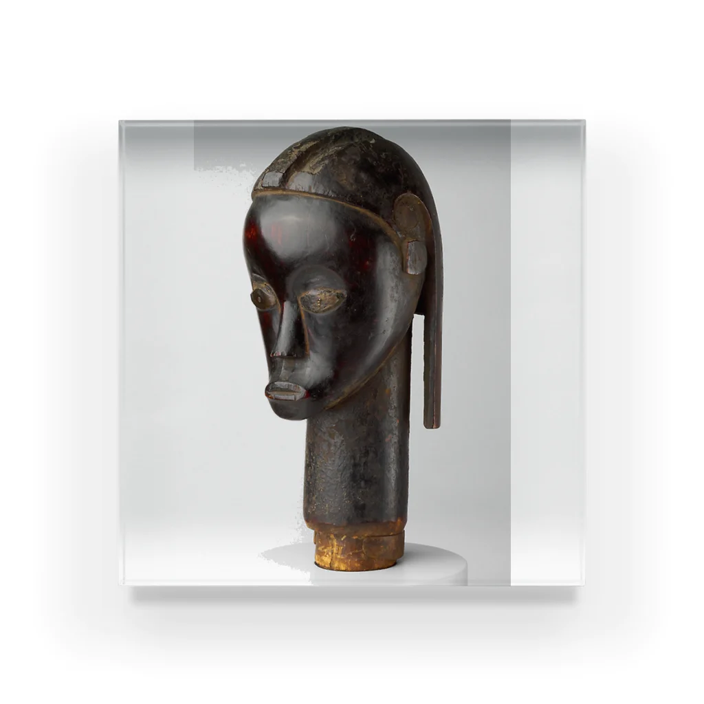 Art Institute ChicagoのReliquary Head, Mid–/late 19th century | Fang アクリルブロック