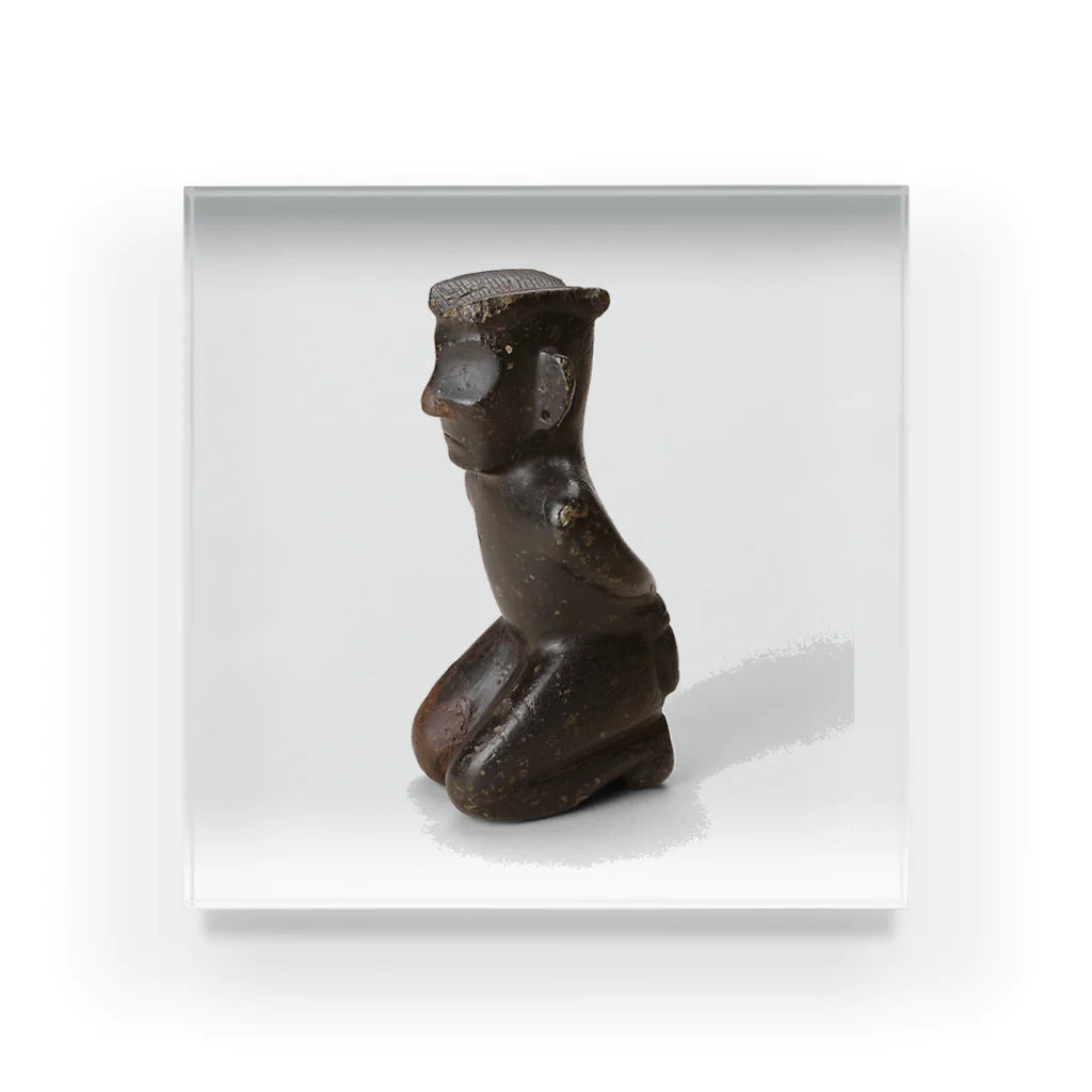 Art Institute ChicagoのKneeling Figure, late 2nd millennium B.C. |  アクリルブロック