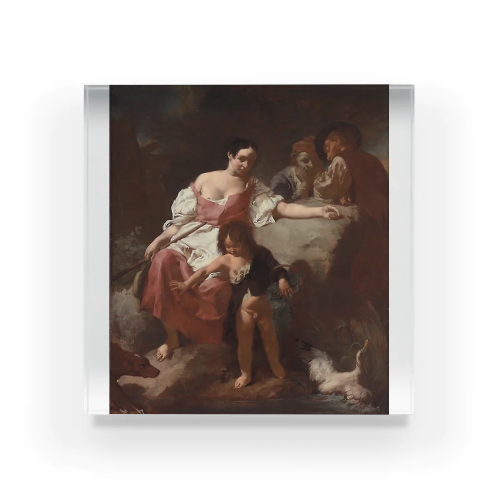 Art Institute ChicagoのPastoral Scene, 1740 | Giovanni Battista Piazzetta アクリルブロック