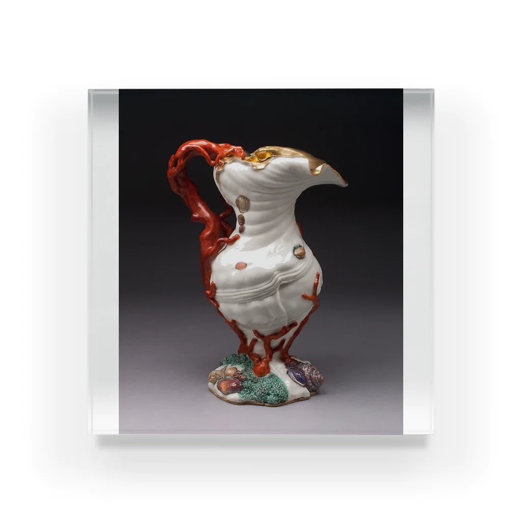 Art Institute ChicagoのEwer, About 1745 | Real Fabbrica della porcellana di Capodimonte Acrylic Block