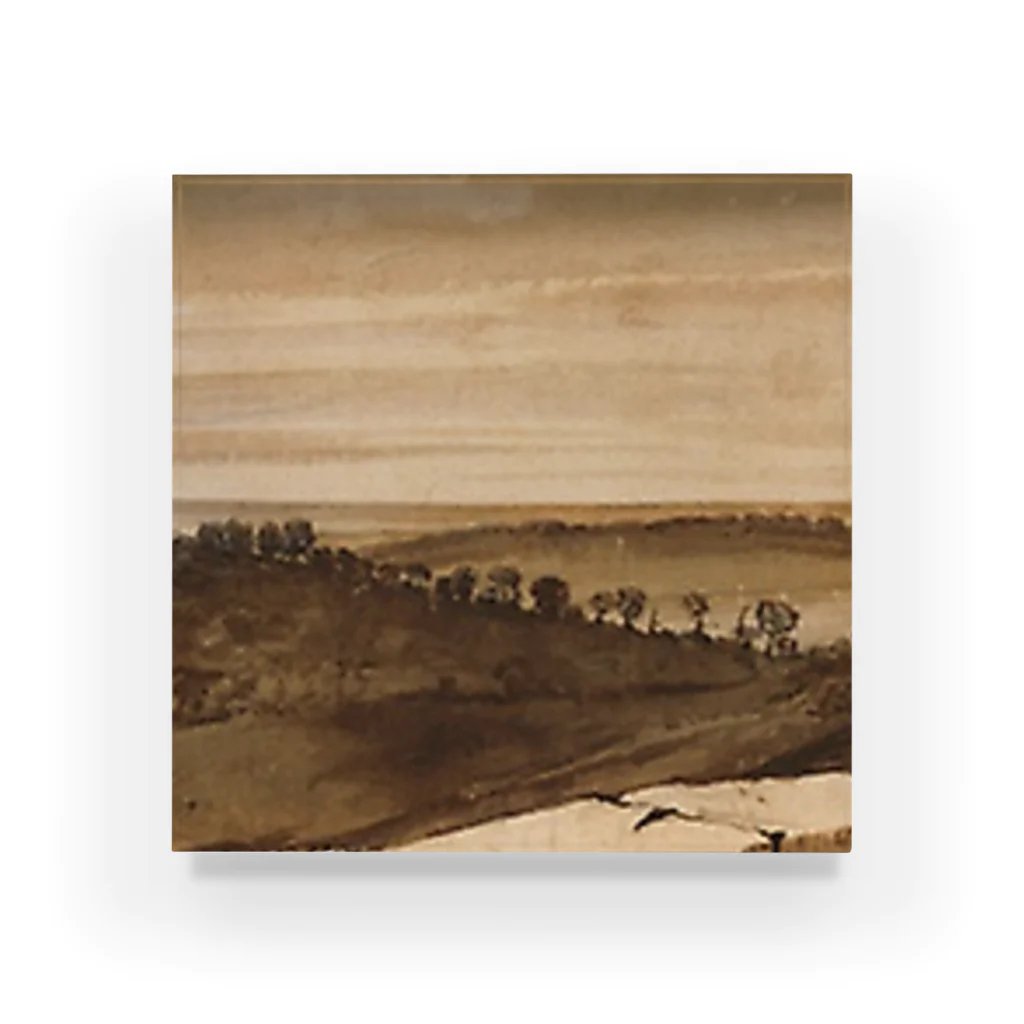 Art Institute ChicagoのPanorama from the Sasso, 1649/1655 | Claude Lorrain アクリルブロック