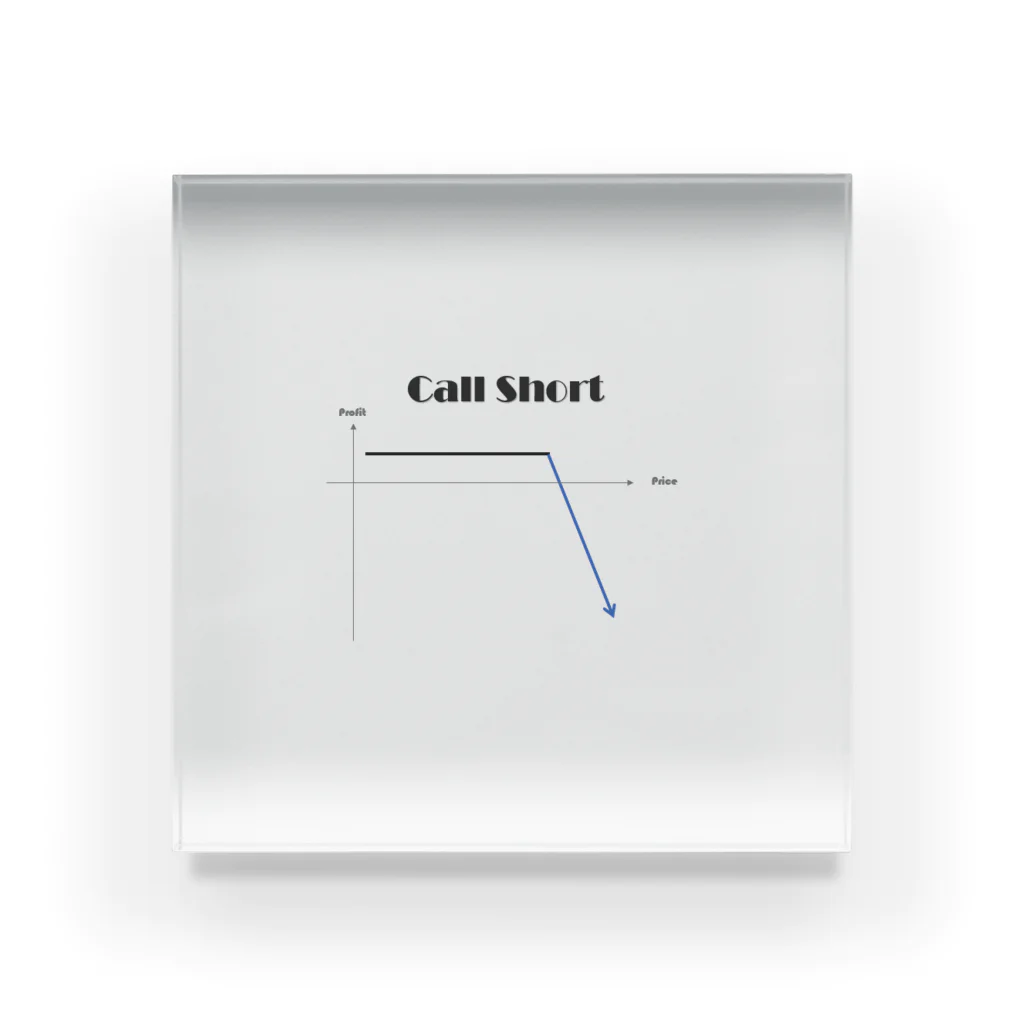 fin_artのCall Short Acrylic Block