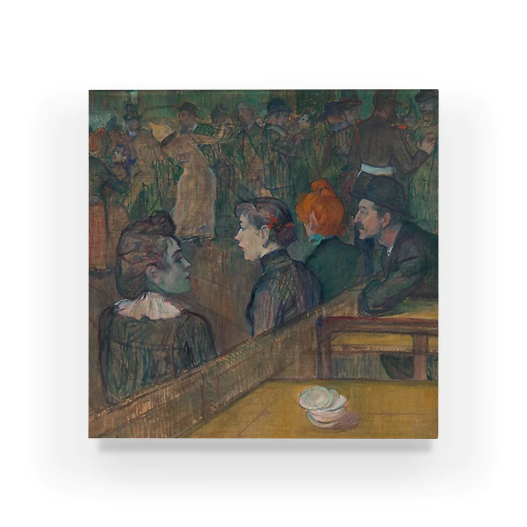 Art Institute ChicagoのMoulin de la Galette, 1889 | Henri de Toulouse-Lautrec アクリルブロック