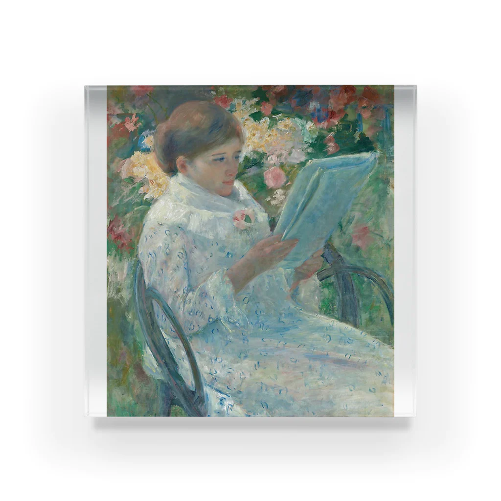 Art Institute ChicagoのOn a Balcony, 1878/79 | Mary Cassatt アクリルブロック