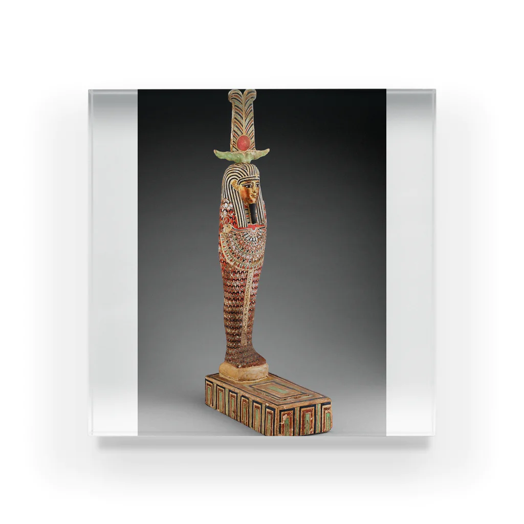 Art Institute ChicagoのStatue of Ptah-Sokar-Osiris, Ptolemaic Period (332–30 BC) | Ancient Egyptian Acrylic Block