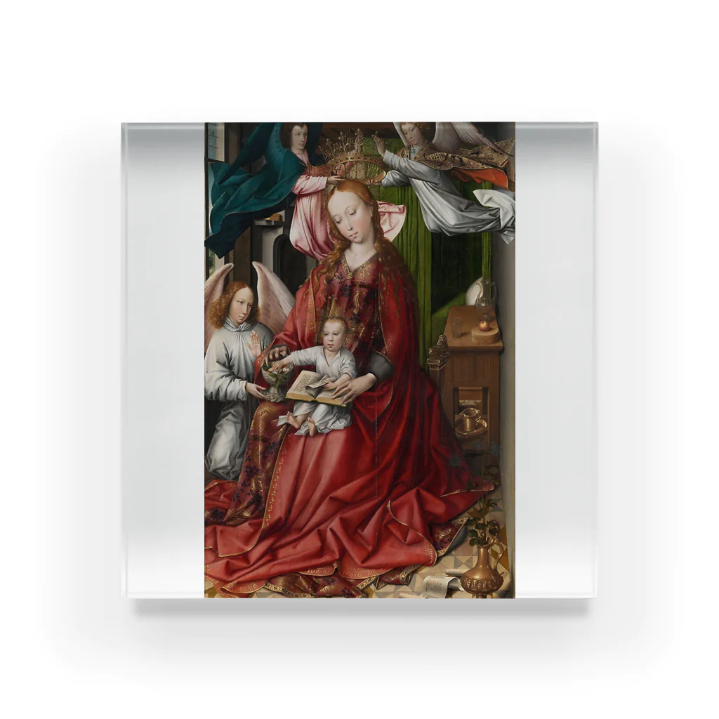 Art Institute ChicagoのVirgin and Child Crowned by Angels, 1490/95 | Colyn de Coter アクリルブロック