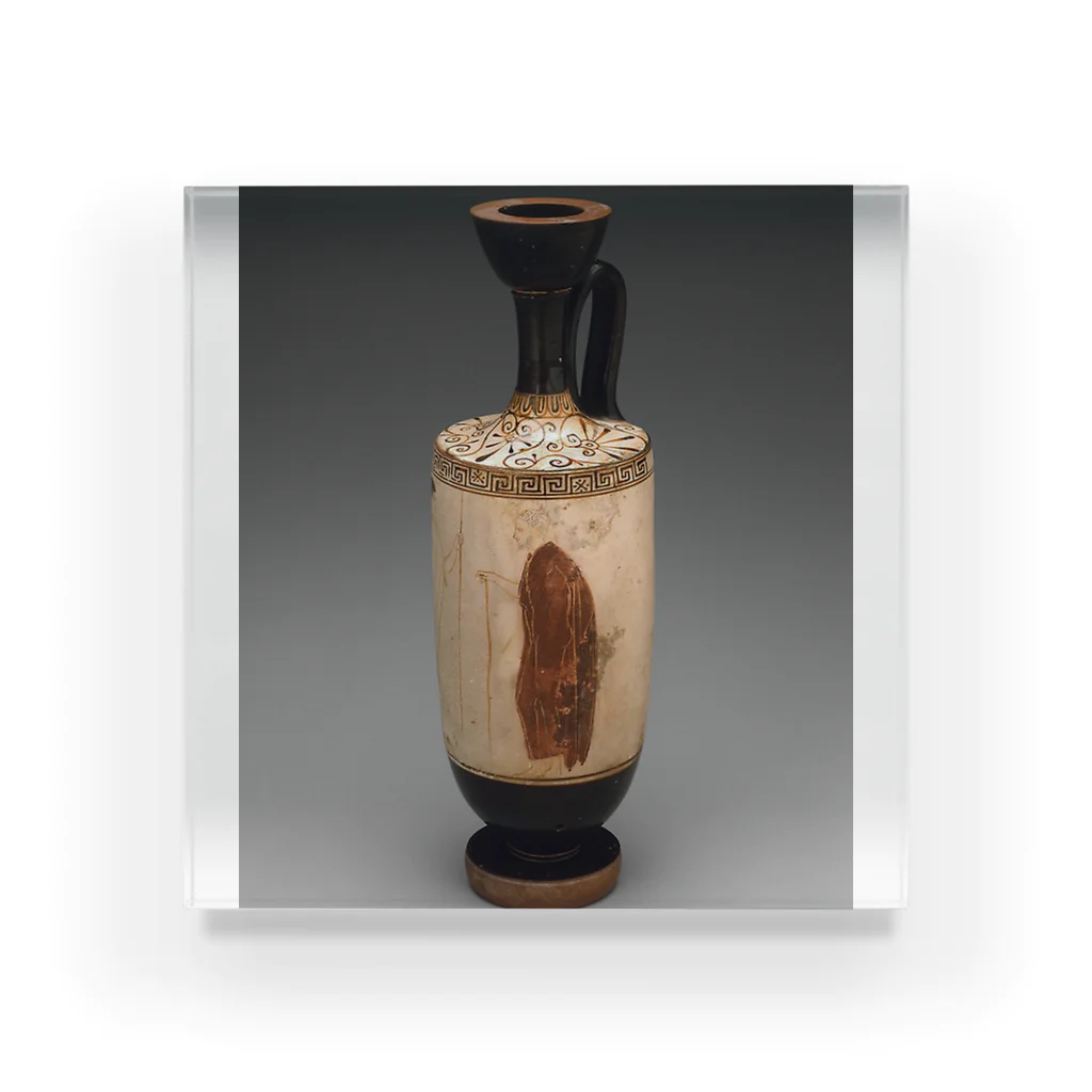 Art Institute ChicagoのLekythos (Oil Jar), About 445/440 BC | Achilles Painter アクリルブロック