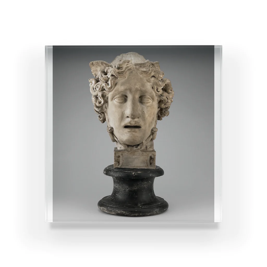 Art Institute ChicagoのHead of Medusa, c. 1801 | Antonio Canova Acrylic Block