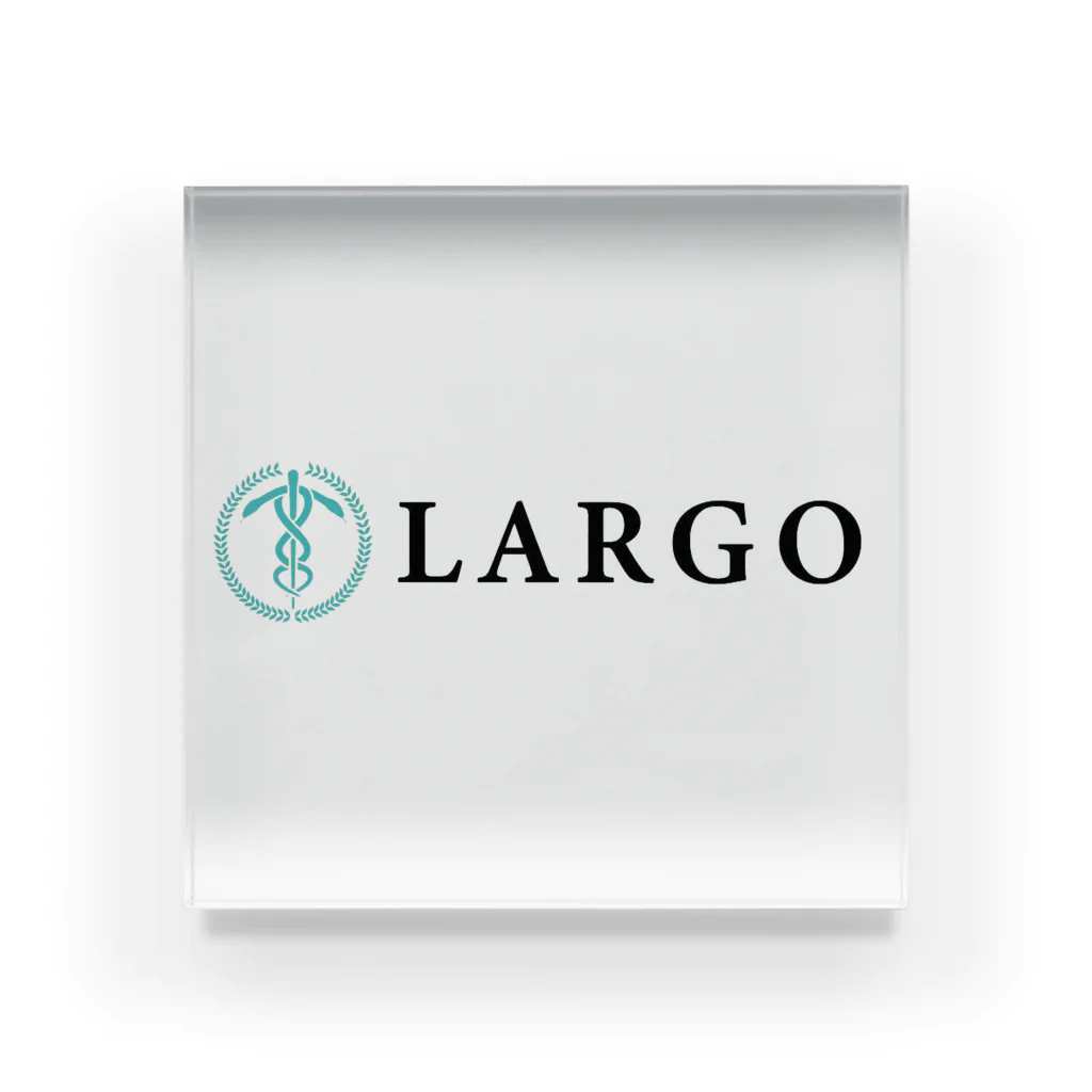 NPO法人LARGOのNPO法人LARGO 公式ロゴアイテム（横） Acrylic Block