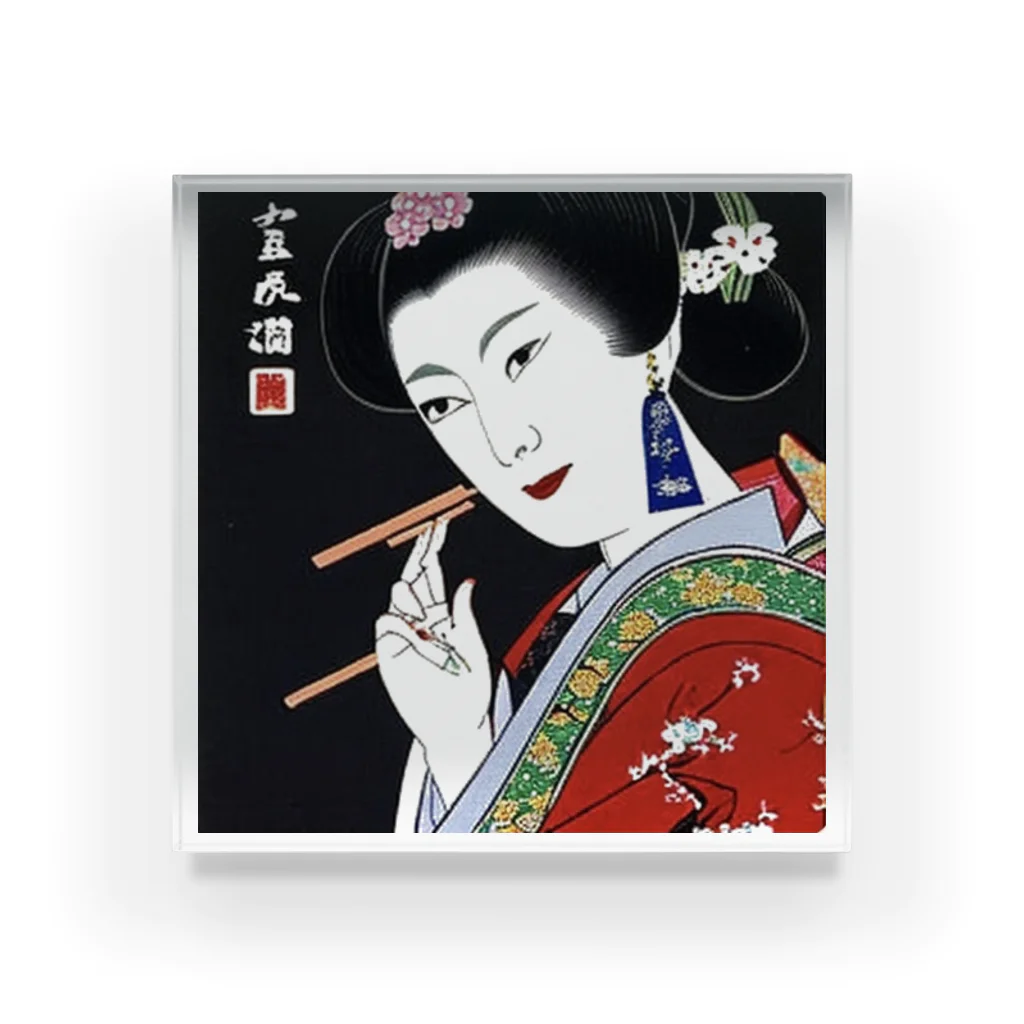 KOKORO商店の「和風美人のアートグッズ」 Acrylic Block