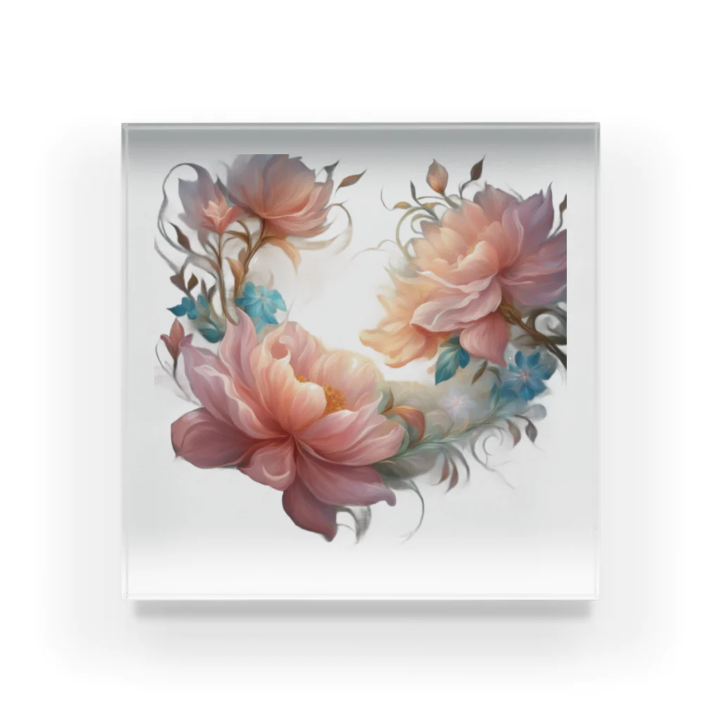 Artistry Blossomsのfantasy Flower Acrylic Block