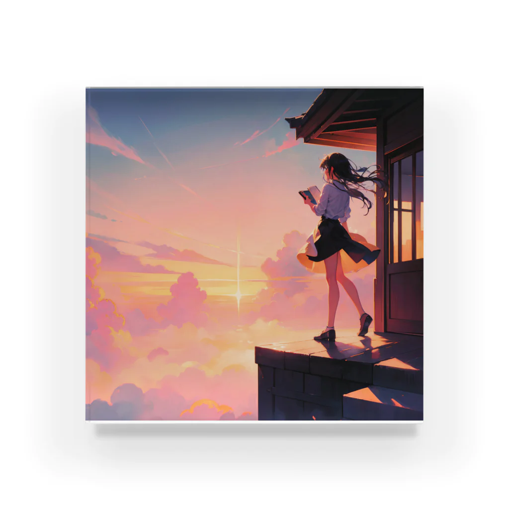 卯月なのかのTwilight Journey　〜黄昏に染まる世界の旅〜　No.2「第4の大洋」 Acrylic Block