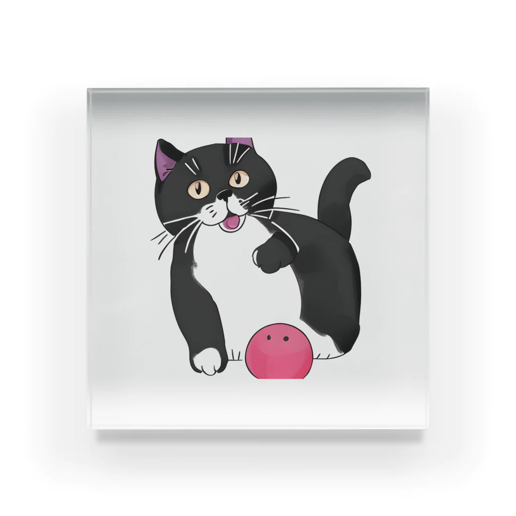 猫 cat アクリル画 - Aki | minne 国内最大級のハンドメイド