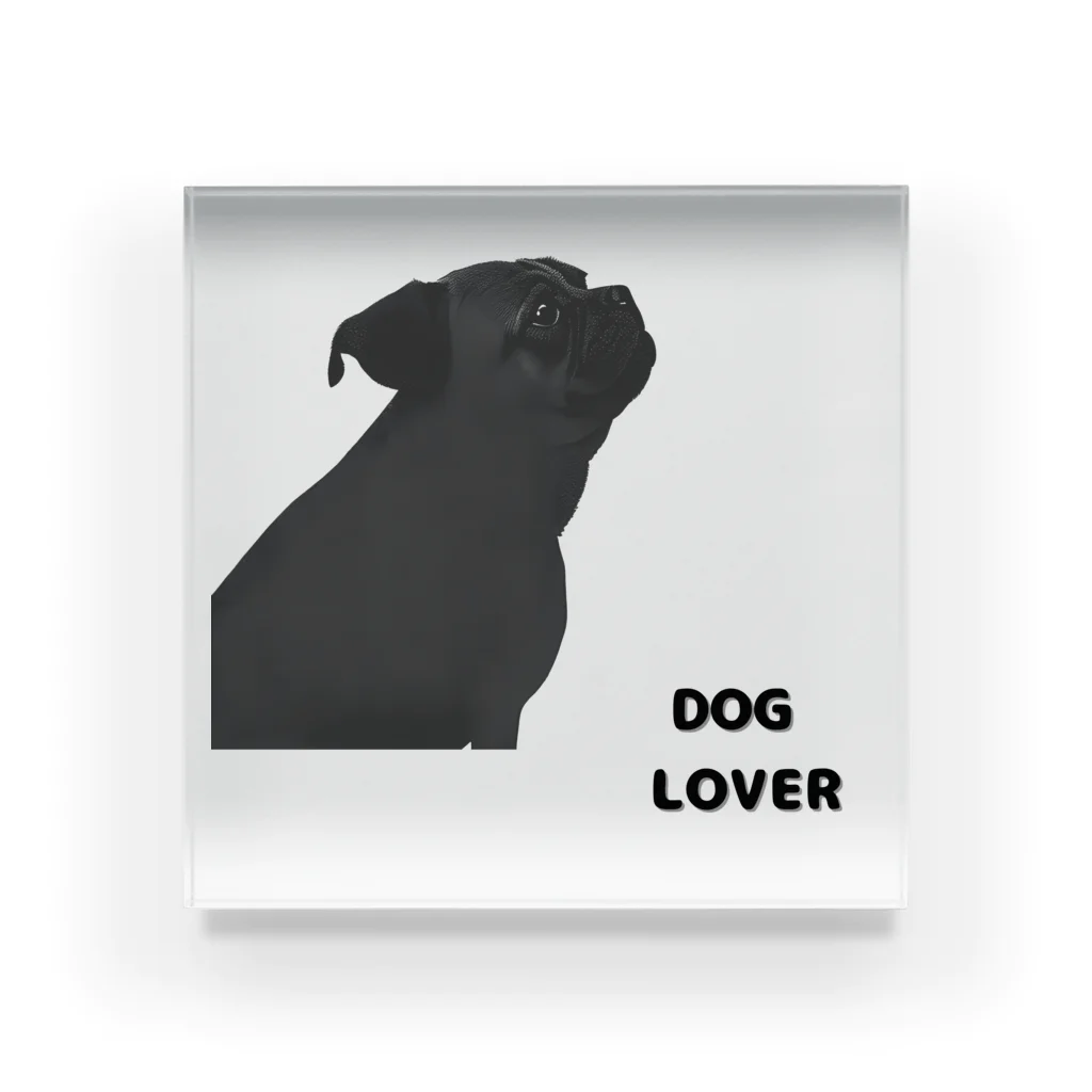 DOG LOVERのDOG LOVER（パグ） Acrylic Block