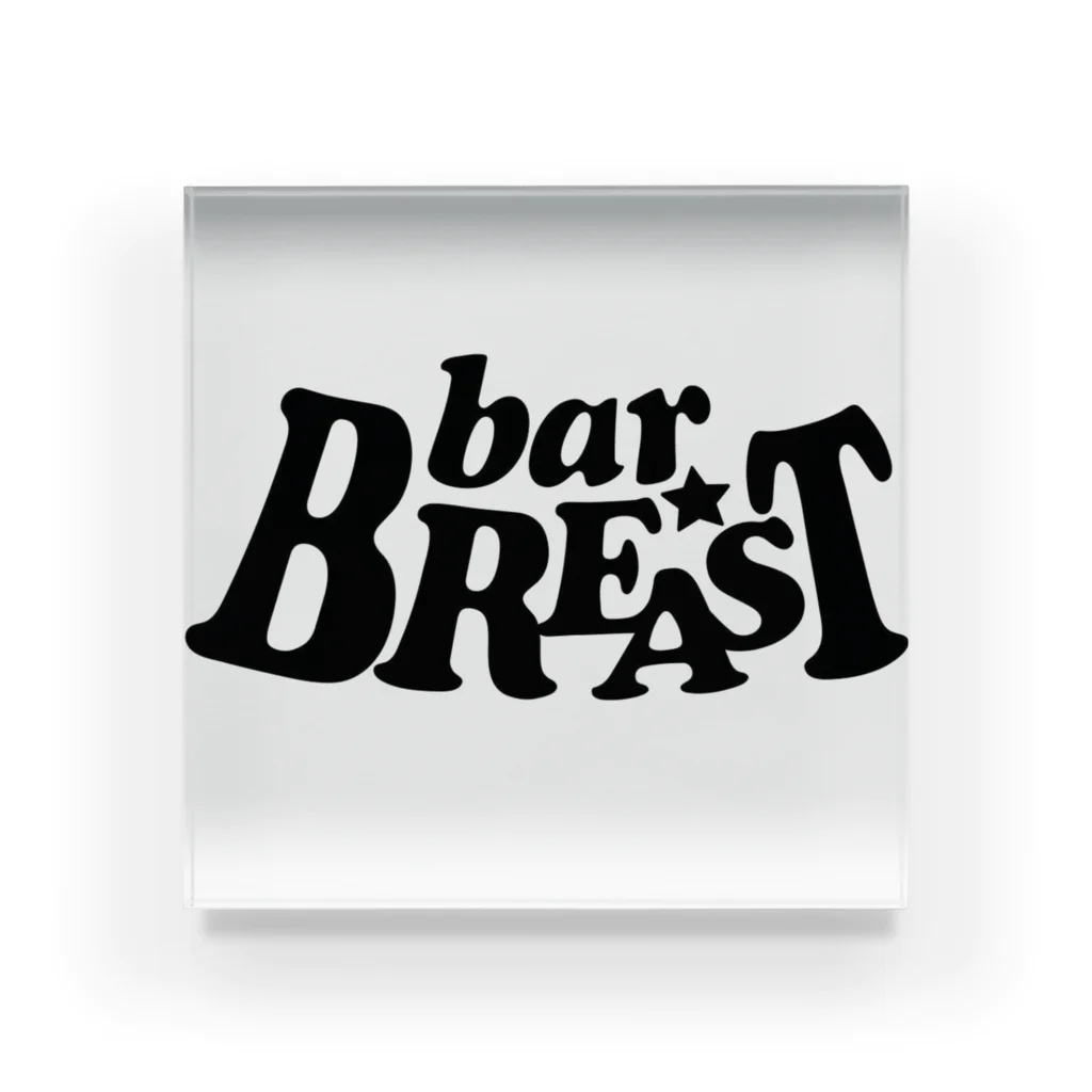 BREASTのBREAST アクリルブロック