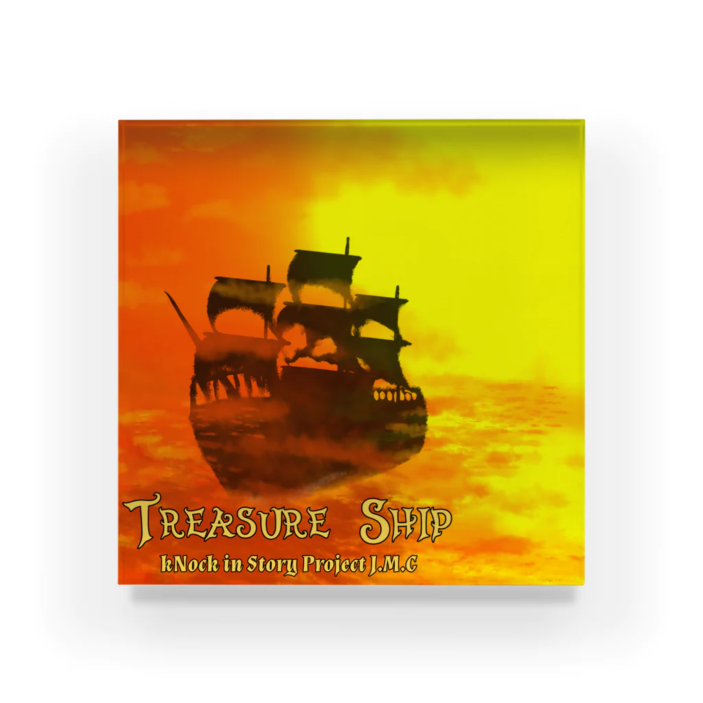 🌕朧月夜と紅茶時間☕️🫖のTREASURE SHIP‘ アクリルブロック