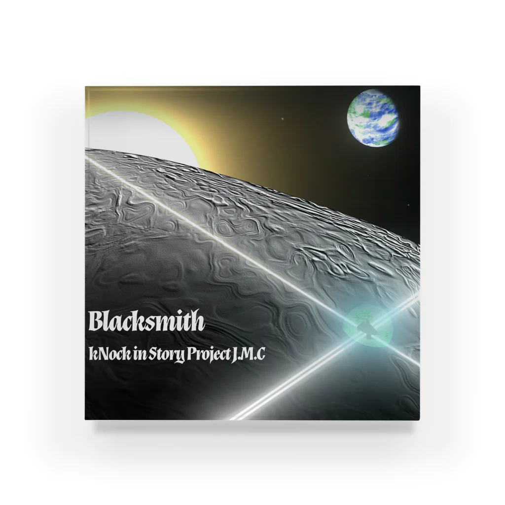 🌕朧月夜と紅茶時間☕️🫖のBlacksmith‘ アクリルブロック