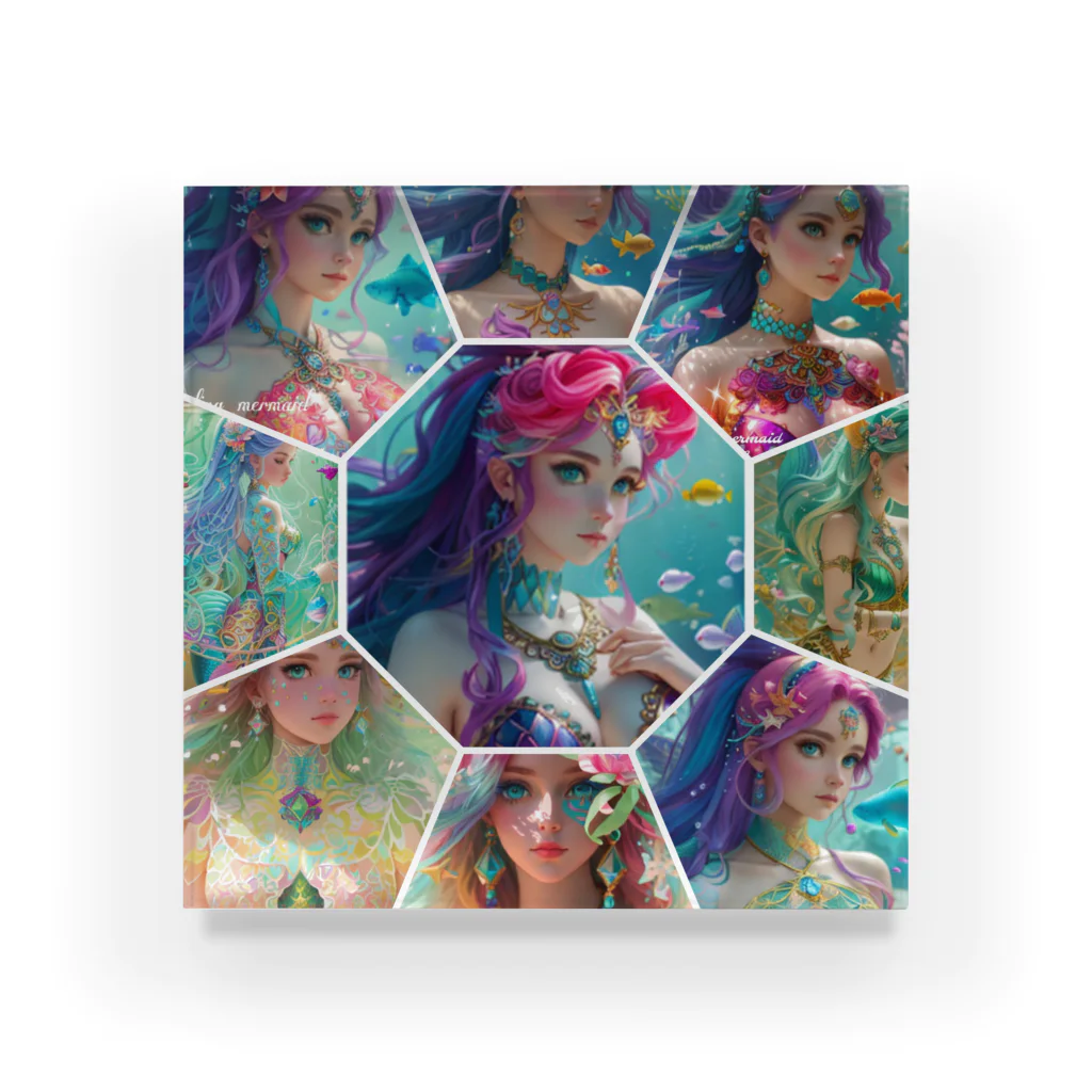 💖宇宙整体♪🌈♪こころからだチャンネル♪💖のhealing mermaidスペシャル Acrylic Block