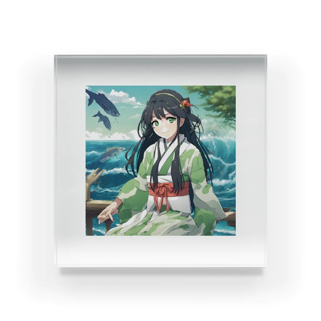 the blue seasonの大沢 あや（おおさわ あや） Acrylic Block