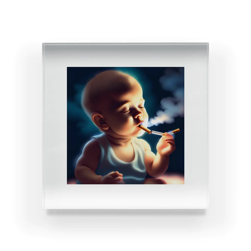 Baby smokerのBabyくん アクリルブロック