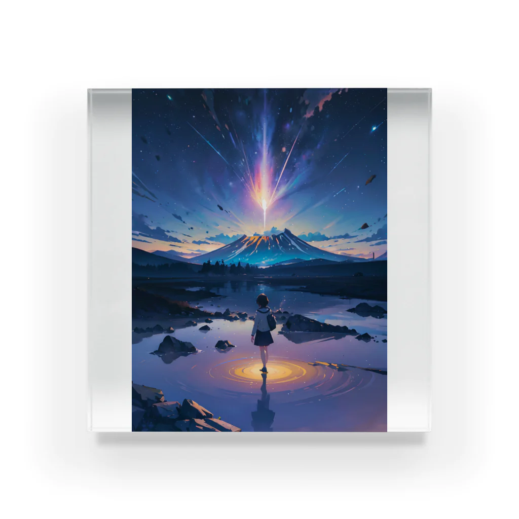 卯月なのかのStarlight Journey 〜悠久の星あかりの旅〜　No.3「End of the World」 Acrylic Block