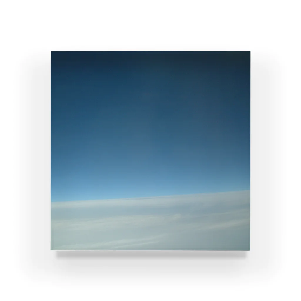 ふらふらした写真館の雲上の景色 Acrylic Block