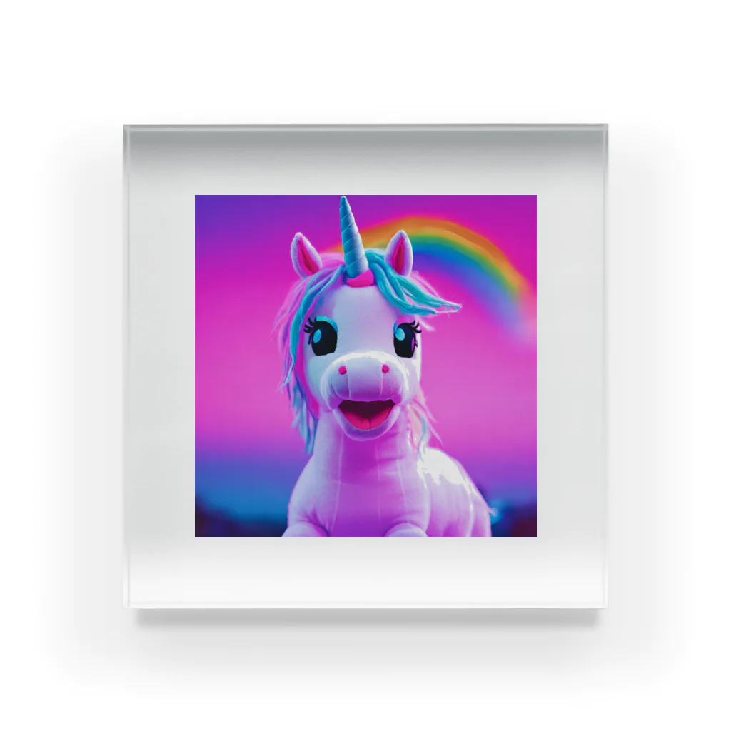 unicorn_dreamsのわたしミライから来たユニ アクリルブロック