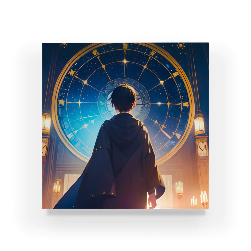 卯月なのかのClock Journey  〜一対の針が紡ぐ絶え間ない調べの旅〜　No.4 「星時計」 Acrylic Block