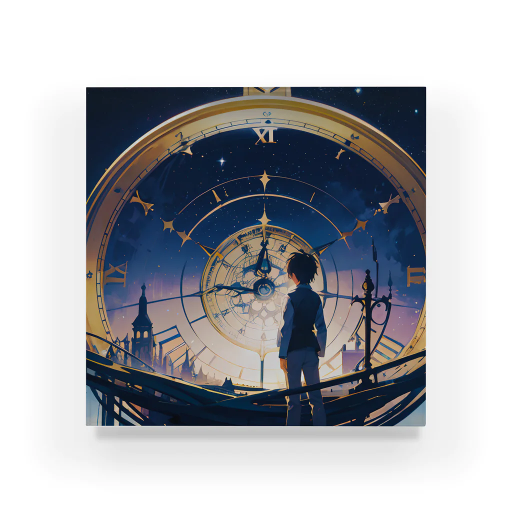 卯月なのかのClock Journey  〜一対の針が紡ぐ絶え間ない調べの旅〜　No.2 「The Remaining Time」 Acrylic Block