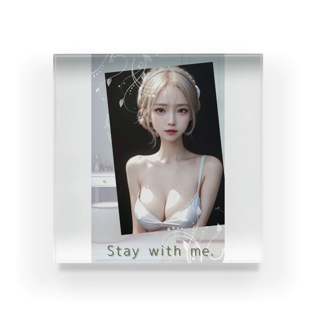 sounya sounyaの美女 図鑑（Stay with me.） Acrylic Block