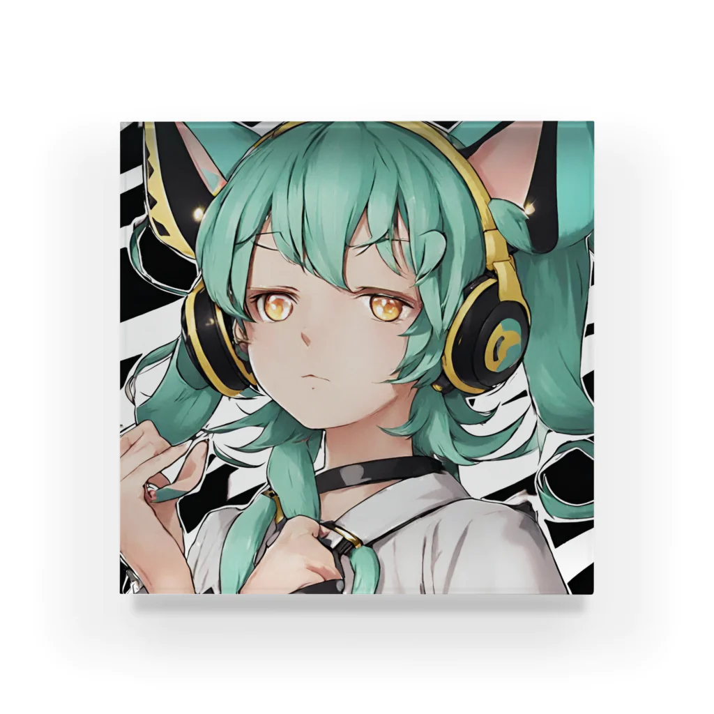 VOCALOID風な商品をのVOCALOID風 猫耳ちゃん アクリルブロック