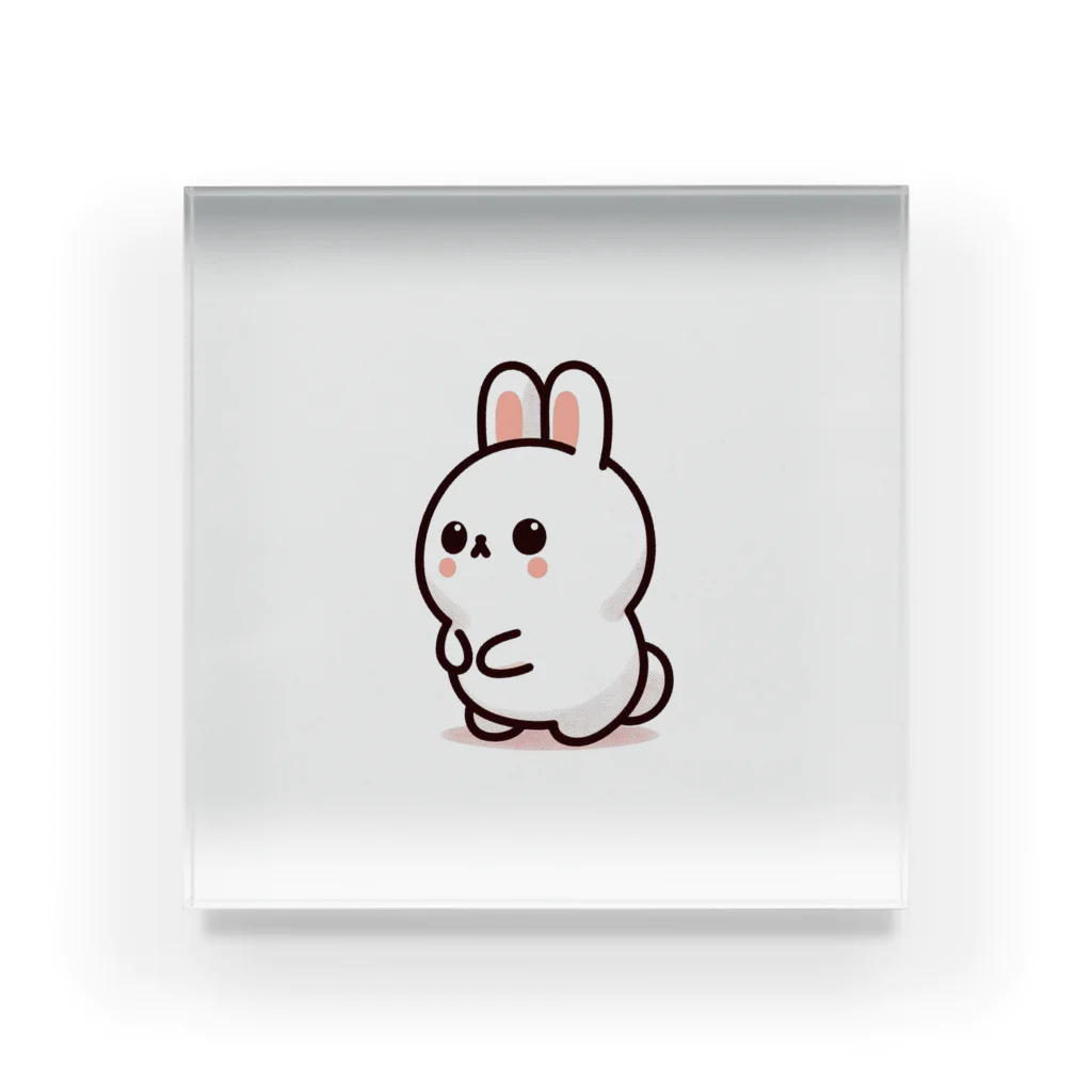 pekikoのうさぎの梅 Acrylic Block