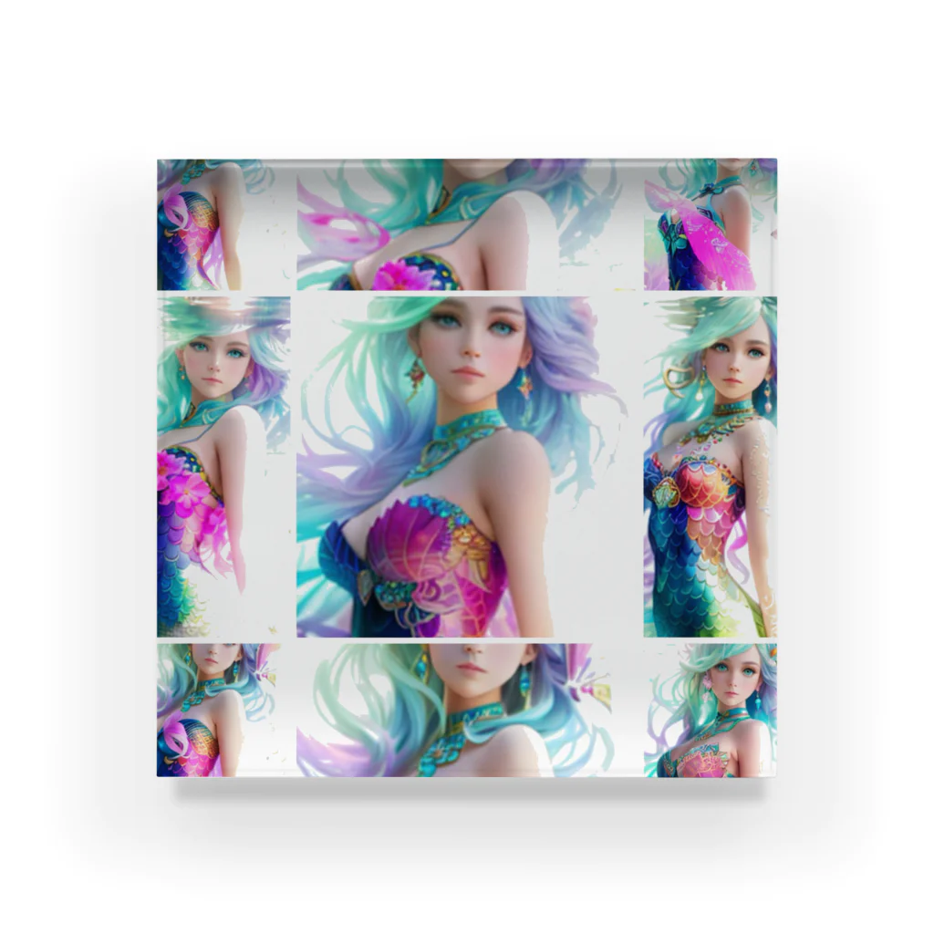 💖宇宙整体♪🌈♪こころからだチャンネル♪💖のmermaidVenus REINA Acrylic Block