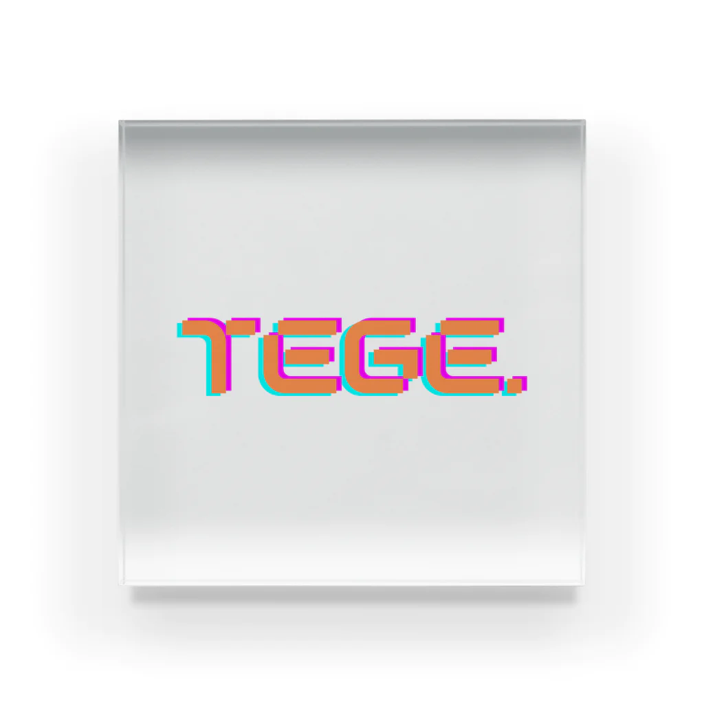 Yamaimo/ﾔﾏｲﾓのTEGE. Acrylic Block