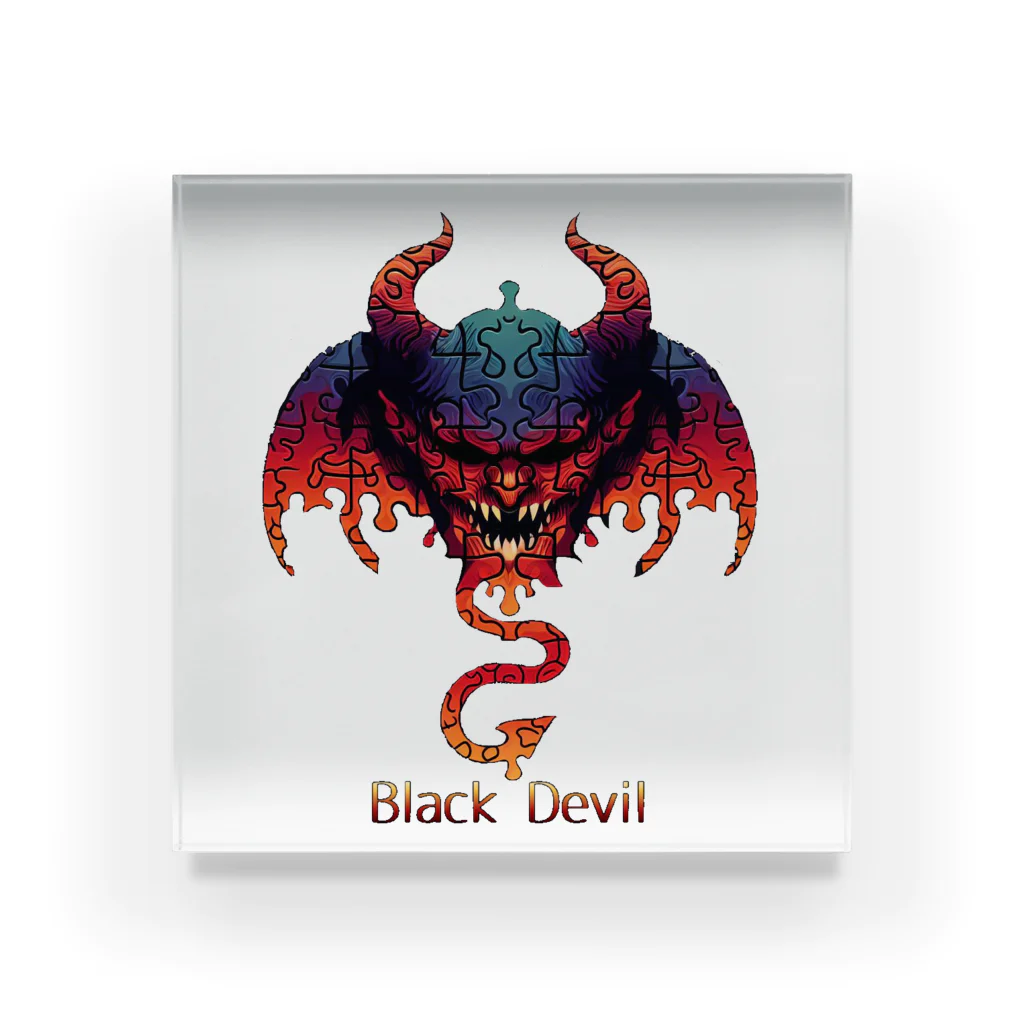 Lock-onの【Black Devil】02 Acrylic Block