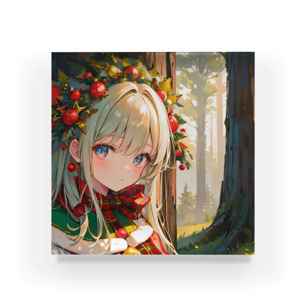 卯月なのかのChristmas Journey　〜家族や友達と分かち合う聖なる夜の旅〜　No.1「準備は着々」 Acrylic Block