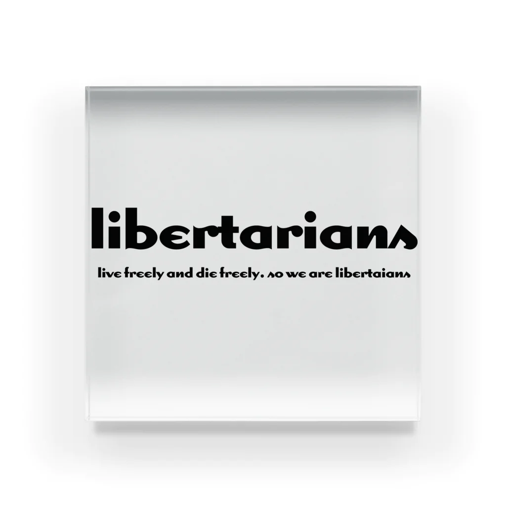 DON10のlibertarians アクリルブロック