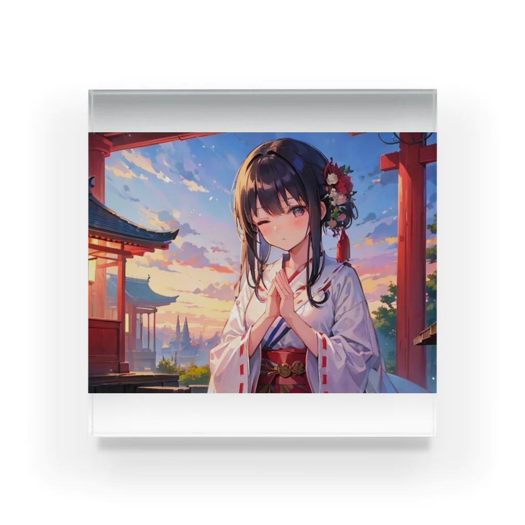 卯月なのかのNew Year’s Journey　〜2024冊目の物語“序章”の旅〜　No.2「2024」 Acrylic Block