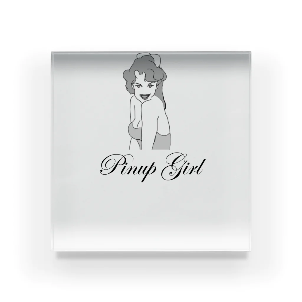 BONBONのPinup girl アクリルブロック