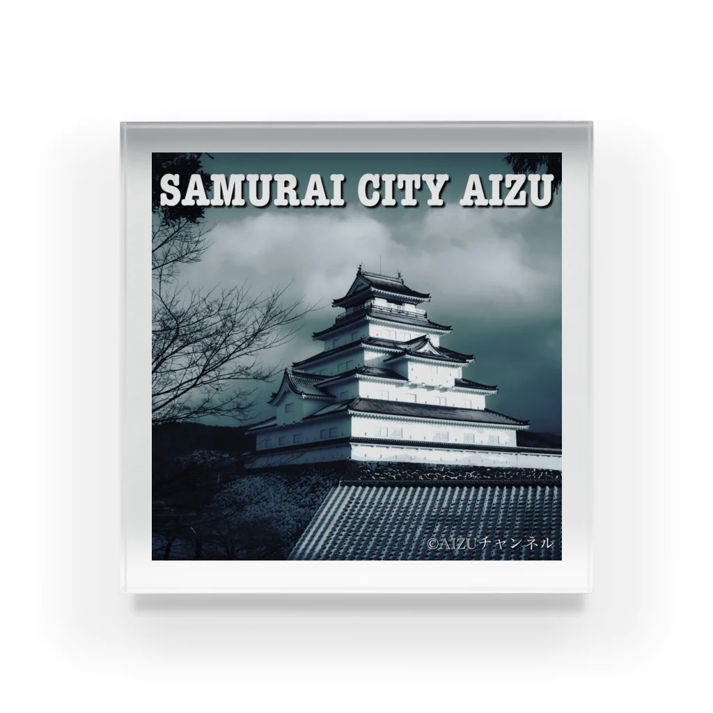 AIZUチャンネルのSAMURAI CITY AIZU 鶴ヶ城グッズ Acrylic Block