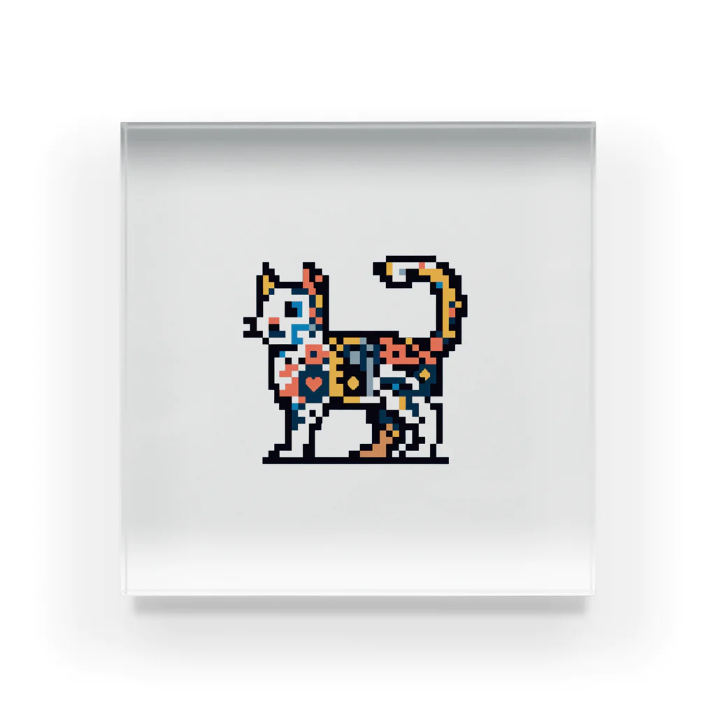 PiXΣLのheart cat / type.1 Acrylic Block