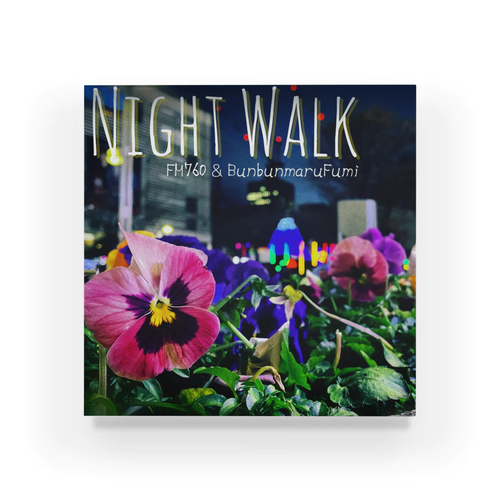 ぶんぶんまるふみ（ぶんちゃん）の「NIGHT WALK」ジャケット画像 Acrylic Block