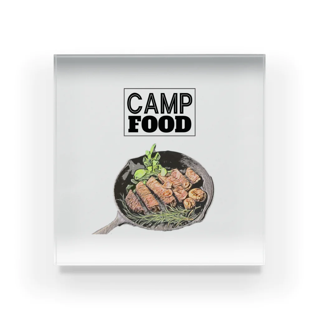 rokkakukikakuのCAMP FOOD　カットステーキ アクリルブロック